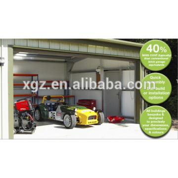 High quality Low cost Steel framed car garages
