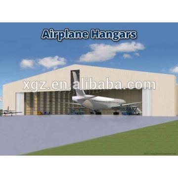Metal airplane hangars