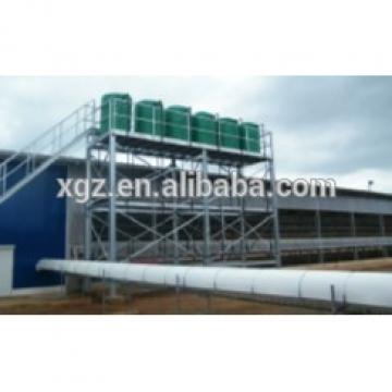 prefab steel structure broiler house with full equipments