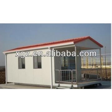Slop roof steel structure prefabricated house for apartment