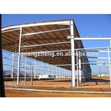 well welded light prefab warehouse curved