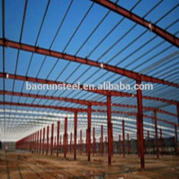 Steel Structure Warehouse with auto rolling door and sliding PVC windows