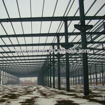 Quick assemble prefabricated steel frame insulated feed mill workshop