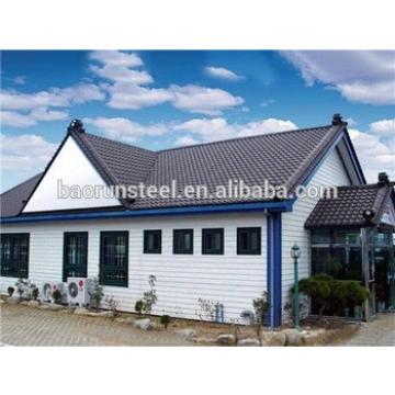 2015 new prefabricated luxury style residential houses and villas steel structure house