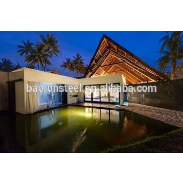 Australian standard luxury fashion style steel structure house, prefab house/villa
