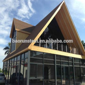 Wooden House/Fast prefabricated lovely small cabin container house villa