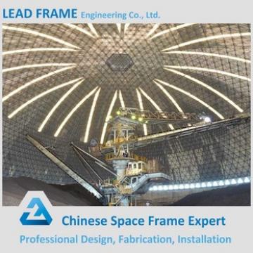 Prefabricated Steel Space Frame Coal Storage In Thermal Power Plant