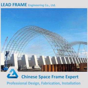 Long Span Prefab Space Frame Stadium Bleacher Lightweight Steel Vaulted Roof