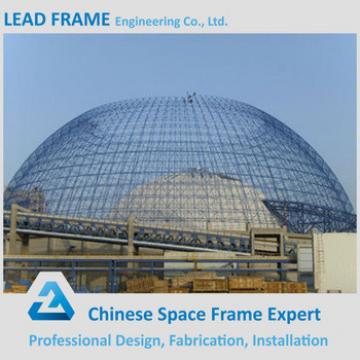 Bolt Ball Joints Steel Space Frame Roof Structure For Coal Shed