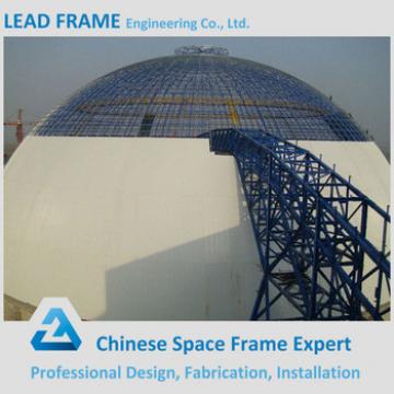 easy assemble steel space frame for limestone storage domes