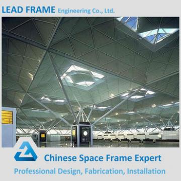 Prefabricated Railway Station Steel Structure With Space Frame Roof