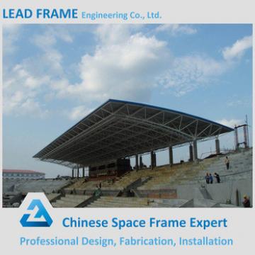 Fast Installation Light Self-weight Space Frame Arched Roof Truss for Stadium Bleachers