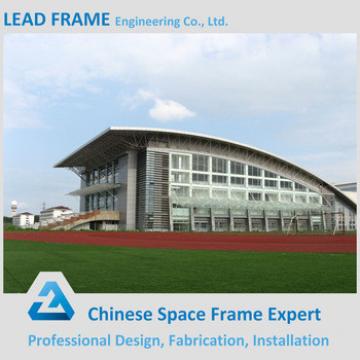 Semi-arch Roof Structural Space Frame arched building for Sports Hall