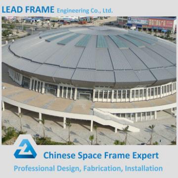 Galvanized steel gymnasium construction with metal roof
