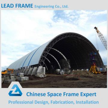 Large Span Space Grid Frame Steel Structure Coal Yard For Power Plant
