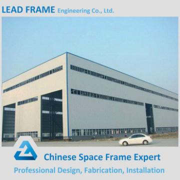 Economical clear span steel building for industrial plant
