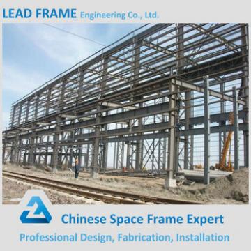 Arched steel structure for metal building