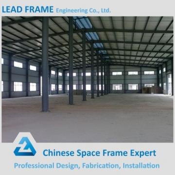 long span prefabricated iron structure building workshop