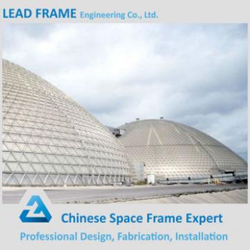 Customized space frame dome coal storage building
