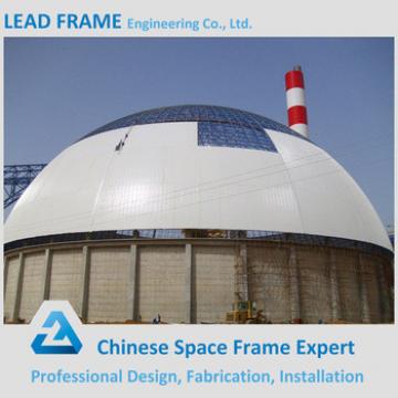 Light Gauge Steel Frame Dome Storage Building For Coal Power Plant