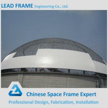 Steel Structure Space Frame Dome With Skylight FRP Roof Panel