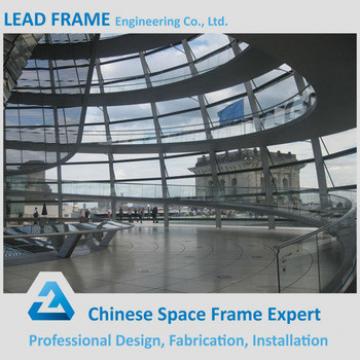 Clear Glass Dome For Steel Structure Building Roof