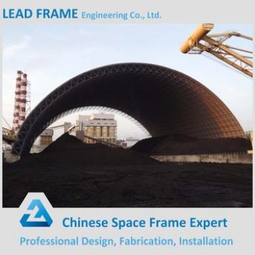 Wide Span Steel Space Frame Longitudinal Coal Storage Shed