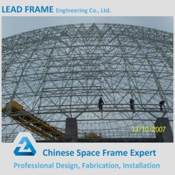 Free Design Light Weight Steel Space Frame Dome Storage Building