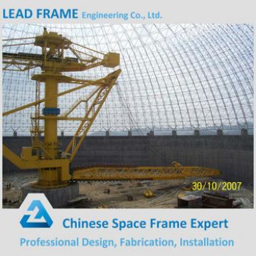 Steel Space Frame Coal Shed Dome Building with High Standard
