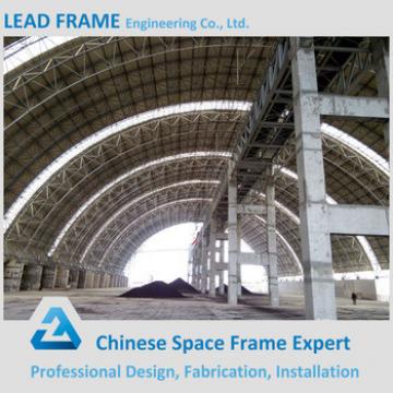 Arch Dry Coal Storage shed steel space frame roofing system