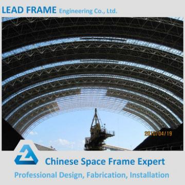 Wind-resistant Galvanized Space Frame Steel Arch Building