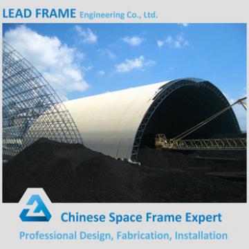 Stainless Steel Metal Building Barrel Coal Storage Prefabricated Steel Roof Frame