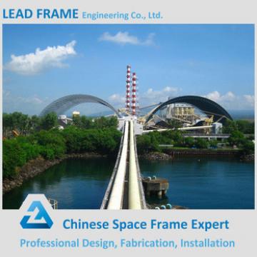 Earthquake Resistant Light Steel Space Frame Construction Coal Yard for Power Plant