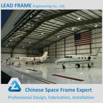 Steel construction space frame roof structure aircraft hangar
