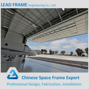 Prefabricated space frame aircraft hangar