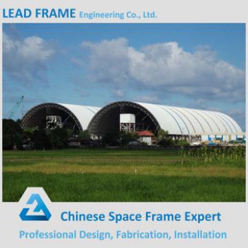 Lightweight steel coal shed space frame building