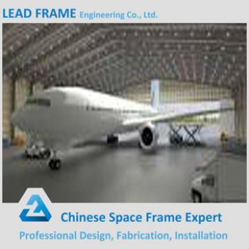 Prefab steel structure building airplane hangar