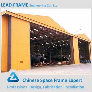 good price metal roof steel structure arch aircraft hangar