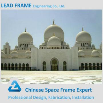 Polycarbonate Covered White Mosque Dome For Steel Buildings