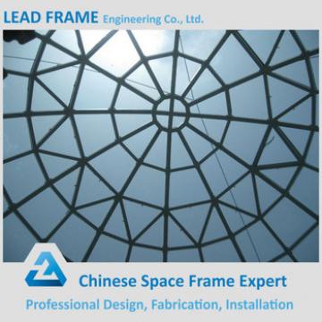 Wide Span Anti-corrosion Light Type Steel Roof Glass Dome