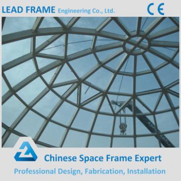 Good Quality Glass Dome Cover with Steel Frame Structure