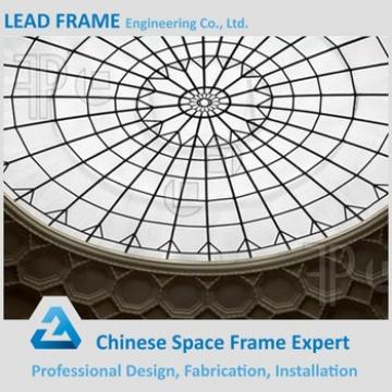 Curved Clear Glass Atrium Roof For Steel Construction