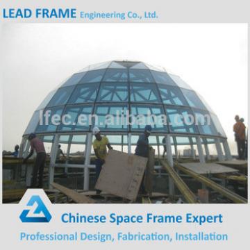 Fibre glass space frame dome