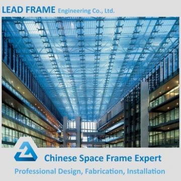 Customized Glass Atrium Roof For Steel Structure Building