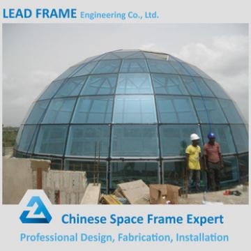 Long Span Columnless Steel Frame Structure Building Glass Dome Cover