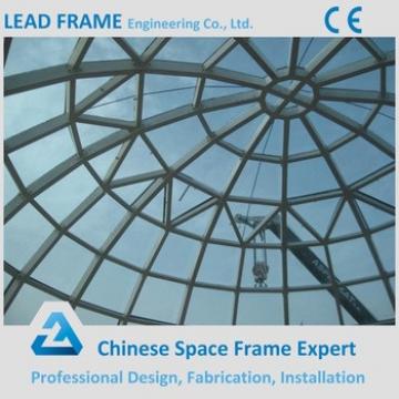 Q345B Steel Material Prefab Glass Roof Dome For Sale