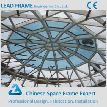 Prefab Glass Skylight Dome Roof With Space Frame Structure