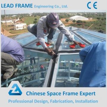 Light Space Steel Structure Dome Glass Roof