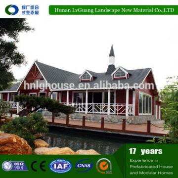 log cabins prefab house,luxury prefabricated villa design , green house