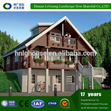 Good looking and living comfortable wood pfefabricated villa for sale